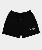 Fear of God Essentials Classic Sweatshort "Jet Black Soccer Fleece"