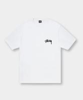 Stussy Burning Stock Tee 'White'