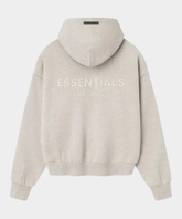 Sudadera clásica con capucha Fear of God Essentials 'Heather Stone' 2025
