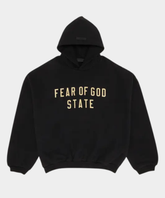 Hoddie Fear of God Essentials Fleece 'Negra'