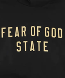 Hoddie Fear of God Essentials Fleece 'Negra'