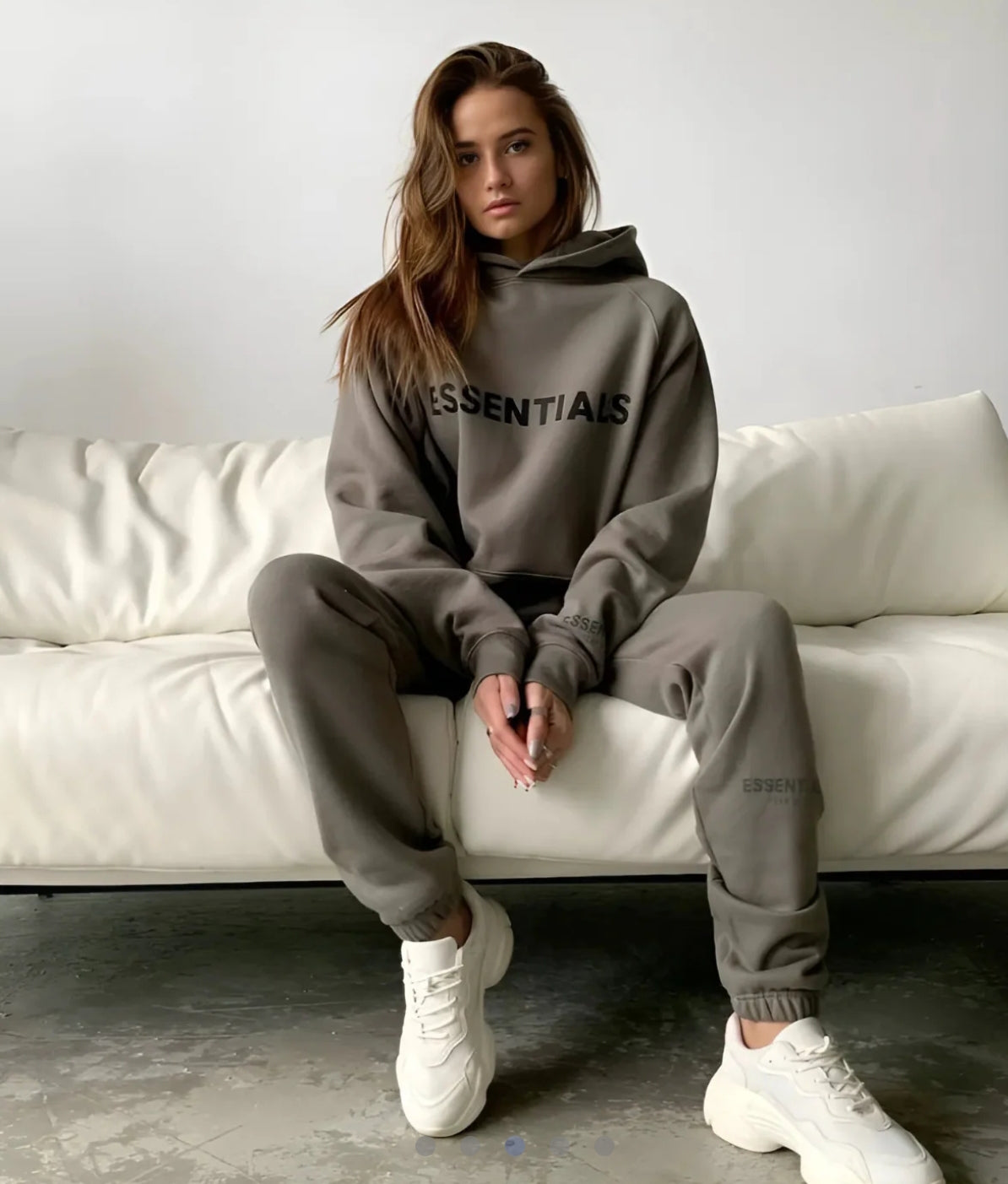 Hoddie Moss Essentials (Verde Musgo)