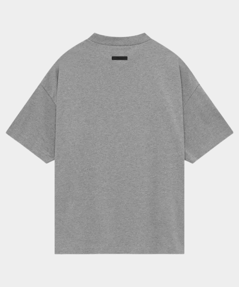 T-Shirt Dark Heathe = letra roja