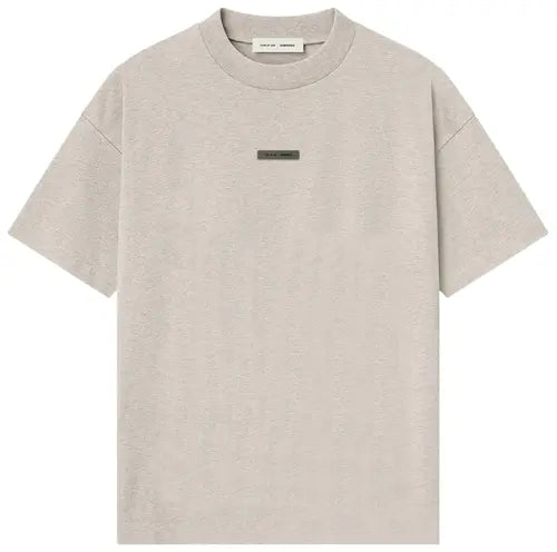Camiseta clásica de manga corta Fear of God Essentials 'Heather Stone'
