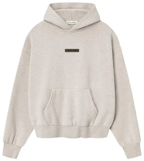 Sudadera clásica con capucha Fear of God Essentials 'Heather Stone' 2025