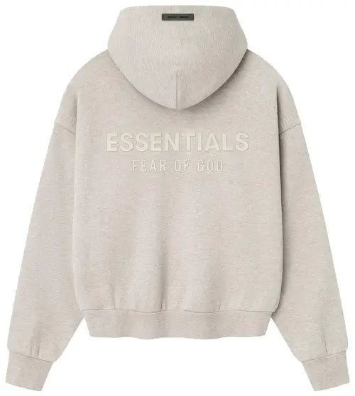 Sudadera clásica con capucha Fear of God Essentials 'Heather Stone' 2025