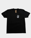 Stussy 8 Ball Pigment Dyed Tee 'Black' (Logo Difuminado)