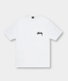 Stussy Burning Stock Tee 'White'