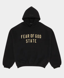 Hoddie Fear of God Essentials Fleece 'Negra'