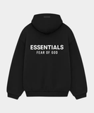 Fear of God Essentials Fleece Hoodie II 'Black' 2024