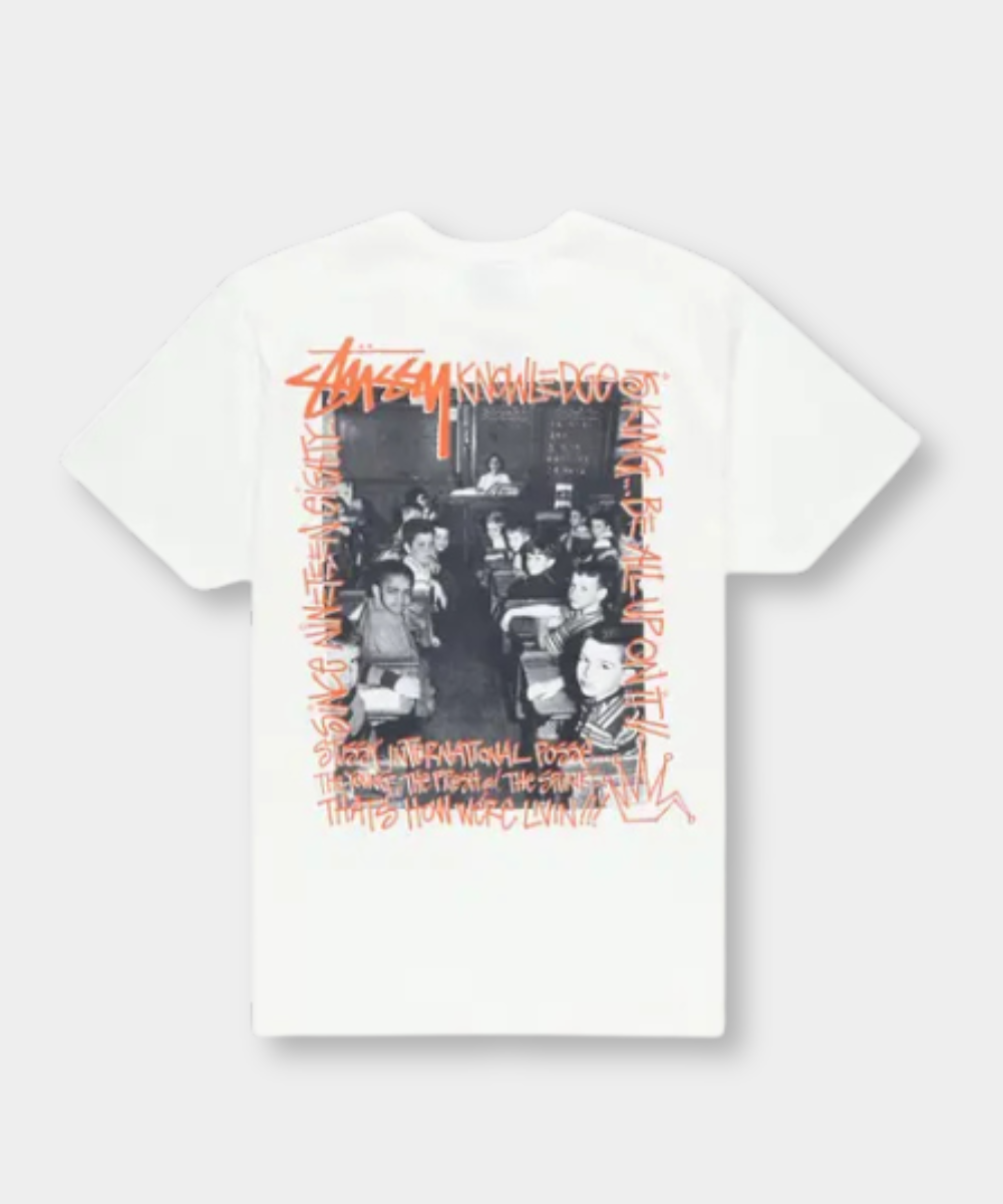 Stussy Classroom Tee "Blanca"