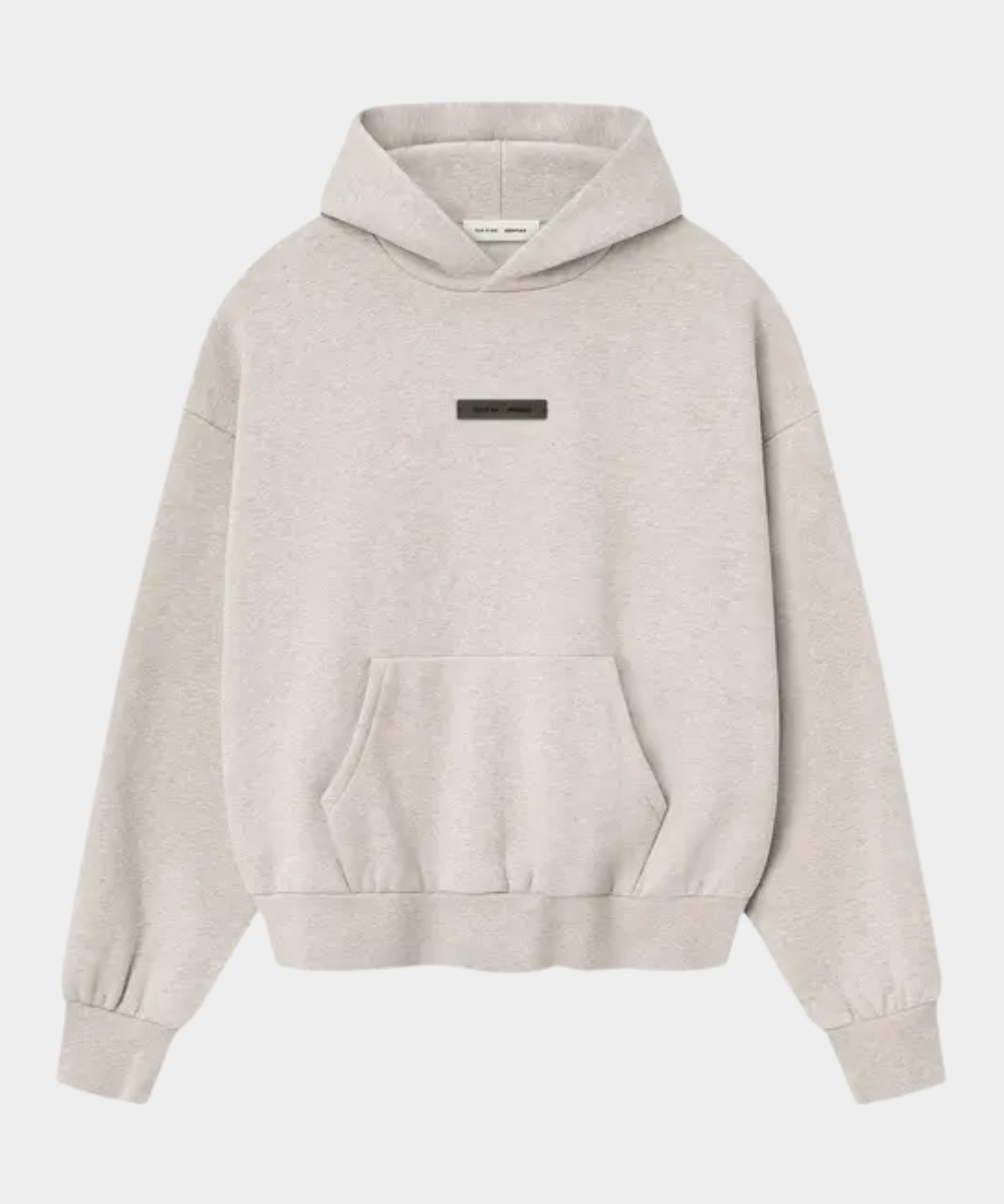 Sudadera clásica con capucha Fear of God Essentials 'Heather Stone' 2025