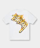 Stussy Burning Stock Tee 'White'