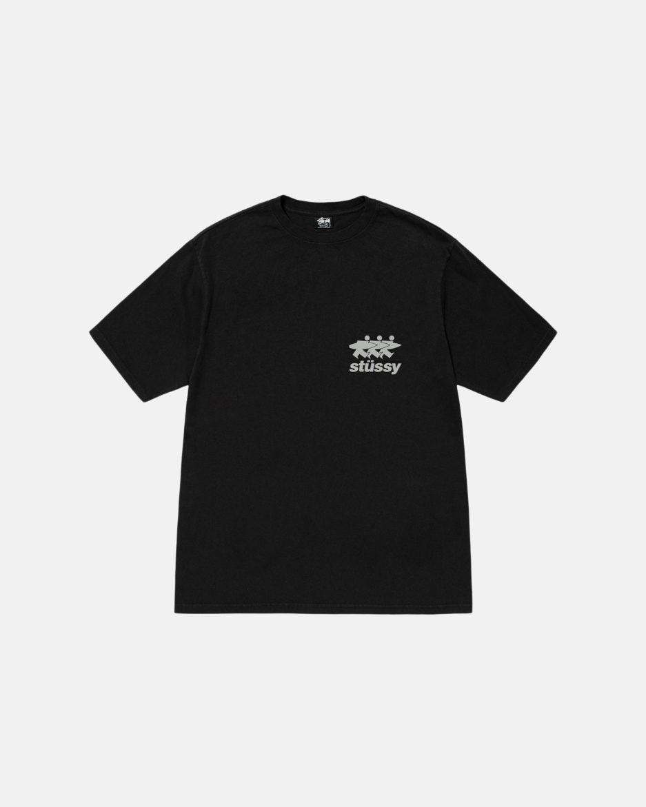 Stüssy Surfwalk Tee Pigment Dyed in black