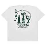 Camiseta Stussy x Patta Sound Connection 'Blanca'