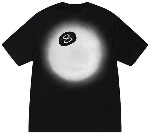 Stussy 8 Ball Fade Tee 'Negra'