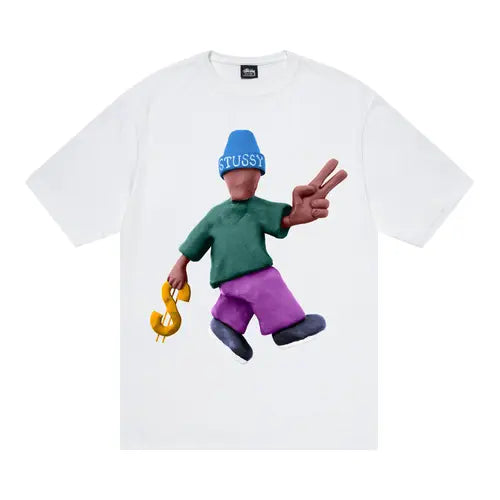 Stussy Peace & Prosperity Tee 'Blanca'
