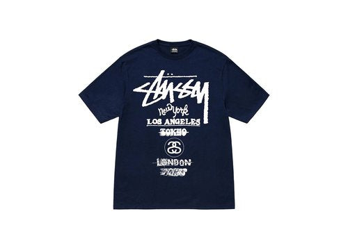 Stüssy Tour Tee Navy (Azul Marino)