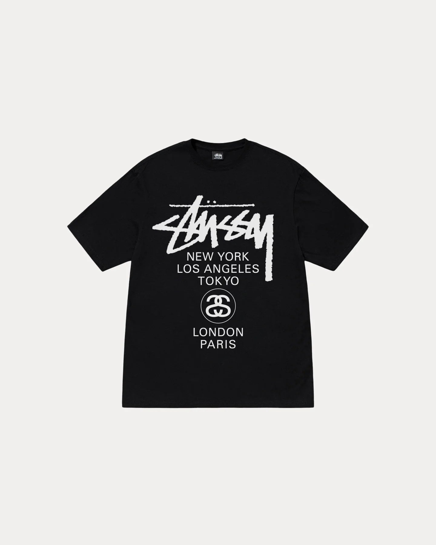 Stüssy World Tour Tee Negra