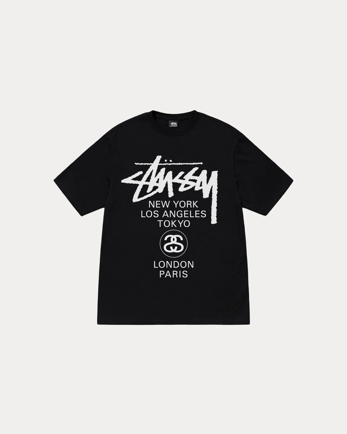 Stüssy World Tour Tee Negra